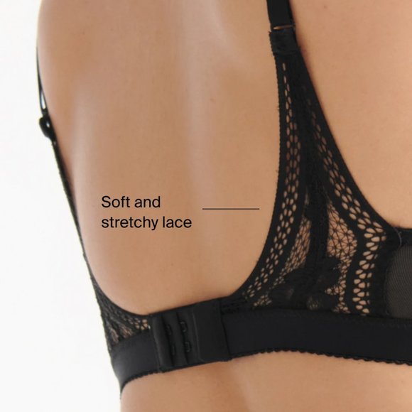 *BRAND NEW* in pack - KNIX - Lace Deep-V Bralette - PURPLE - Picture 9 of 11